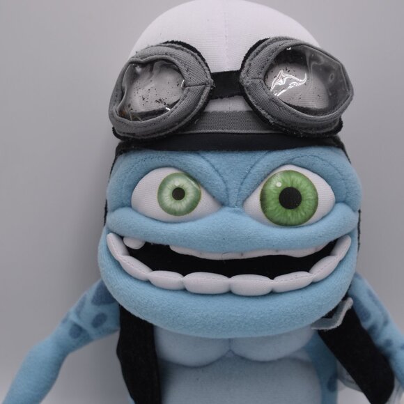 2005 The Annoying Thing 9" Plush Crazy Frog Biker W/Sound - Tested Works - Picture 2 of 16